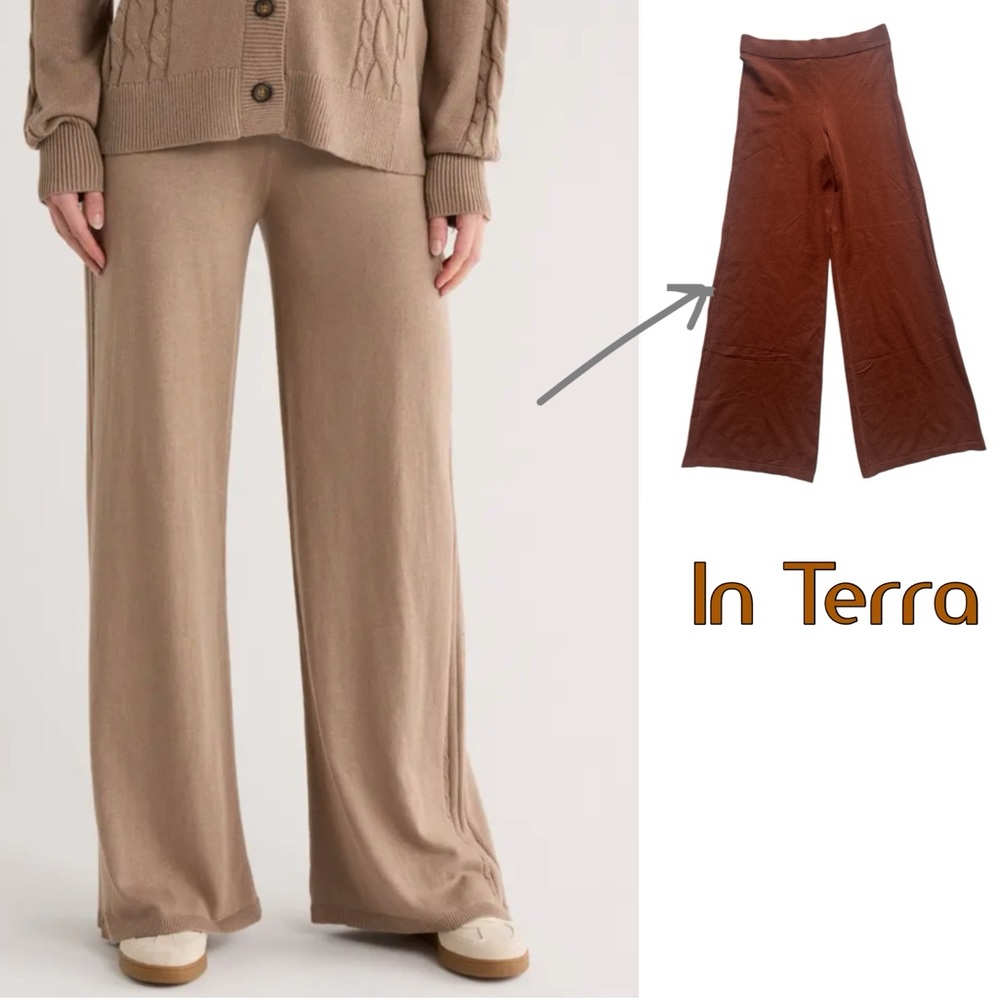 Splendid Emily Cable Knot Pants - Terra